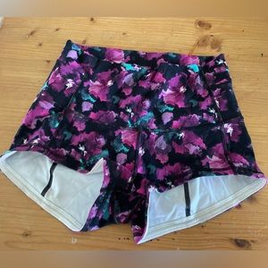 Size 8 high rise lululemon shorts - 2inch